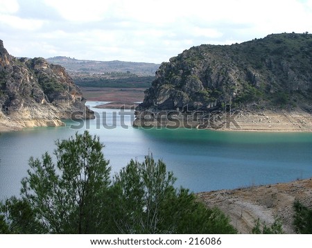 Marsh Landscape In Sacedon Madrid Spain Marsh Landscape In Sacedon Madrid Spain Stock Photo