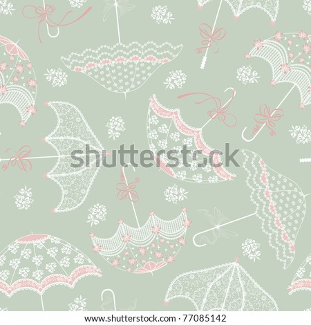 stock vector Background with wedding parasols
