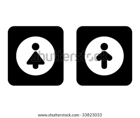 Bathroom Sign Vector