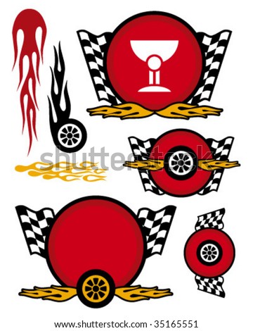 Racing Team Logo Stock Vector Illustration 35165551 : Shutterstock