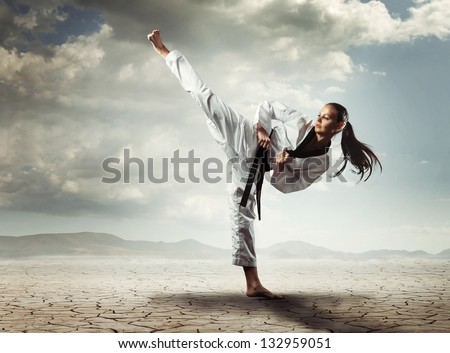 Karate Girl Kick
