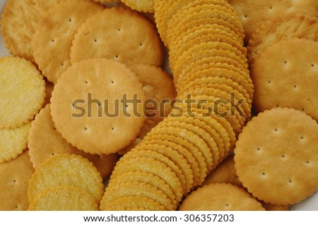 salty crackers background