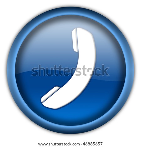 White Phone Symbol