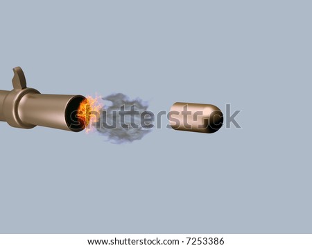 Bullet Being Fired