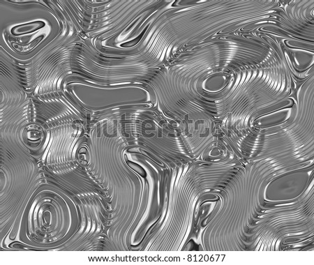 A background of metal melting gently