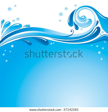 Clip Art Water Splash. stock vector : Water splash