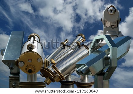 telescope viewer (tourist type telescope)