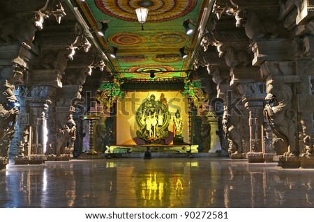 Hindu Temple Inside