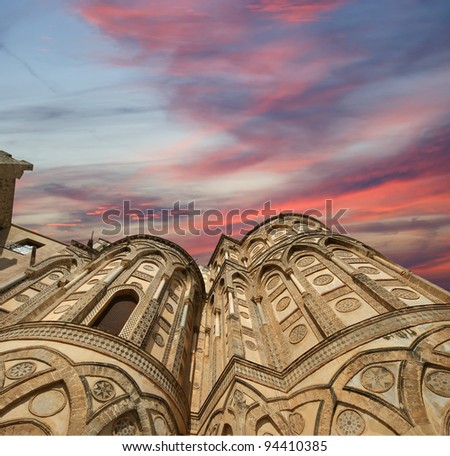 The Cathedral-Basilica of Monreale, is a Roman Catholic church in Monreale, Sicily, southern Italy.