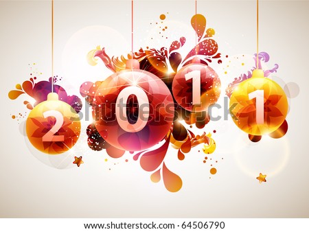 اجمل الخلفيات للعام الجديد 2011 Stock-vector-happy-new-year-64506790