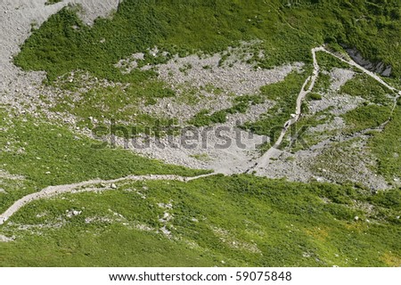 small path in mountain