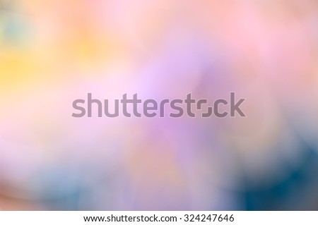 Abstract blurred soft mix colored blots bokeh background