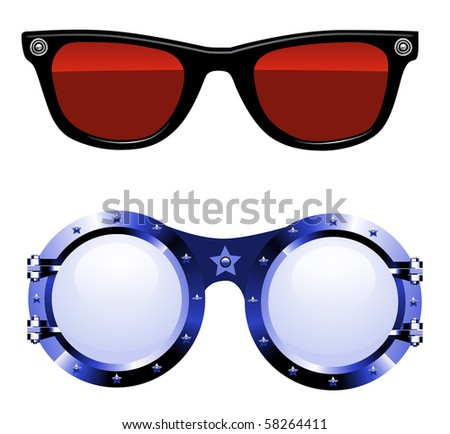 stock vector : sunglasses