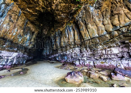 Magnificent Cathedral Cave, Catlins, South Otago, South Island,New Zealand