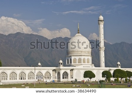 Hazratbal is a Muslim shrine in Srinagar, Jammu & Kashmir, India and is considered to be Kashmir\'s holiest Muslim shrine.