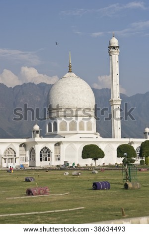 Hazratbal is a Muslim shrine in Srinagar, Jammu & Kashmir, India and is considered to be Kashmir\'s holiest Muslim shrine.