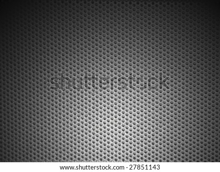 mesh metal structure shaded on corners