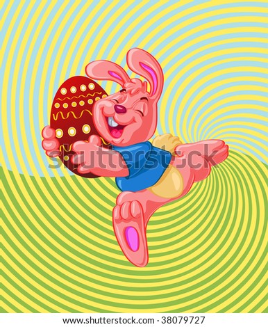 easter bunny pics cartoon. easter bunny running,