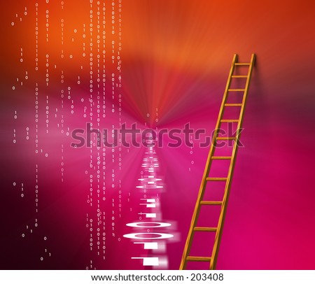 Binary landscape and ladder