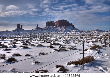Historical Monument Valley in Arizona USA