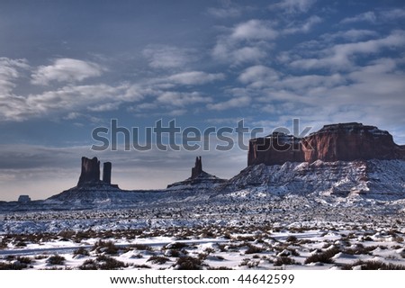 Historical Monument Valley in Arizona USA