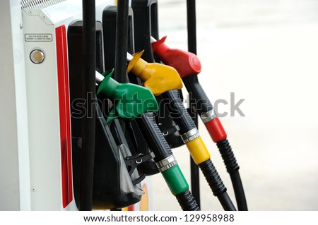 Petrol pump filling