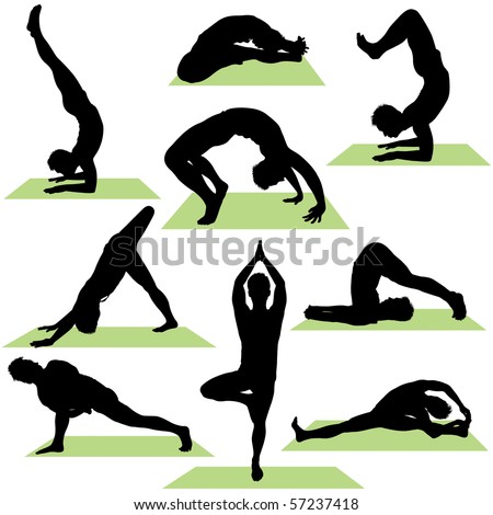 Easy easy poses illustrations with yoga  beginners Yoga Poses for