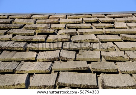 roof wood shingles