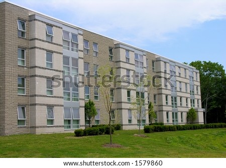Student housing on a state university in New England.