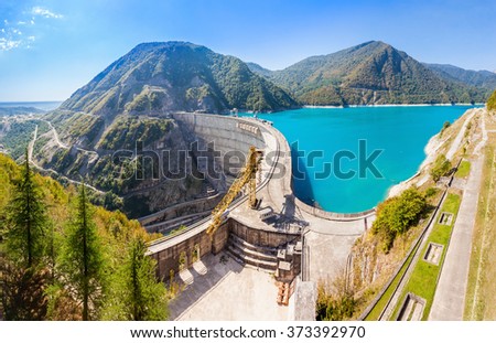 The Inguri Dam is a hydroelectric dam on the Inguri River in Georgia