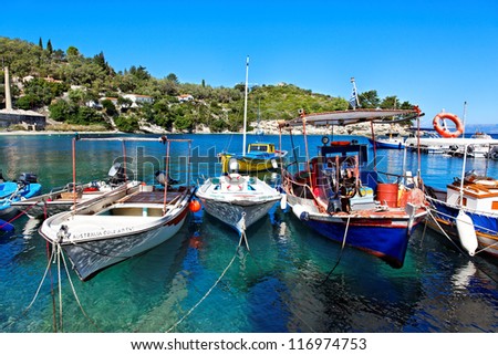 Greek island paxos, ionian island, mediterranean sea, Greece, Europe