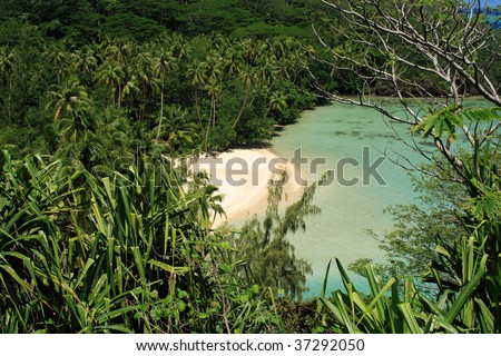 Secluded Beach On Huahine Island - Society Islands - French Polynesia - Southern Pacific