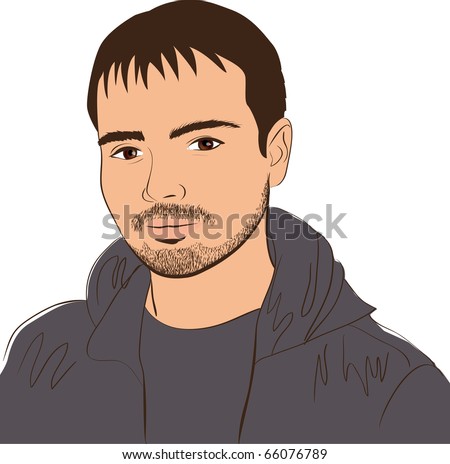 Vector Face Man. Design Element - 66076789 : Shutterstock