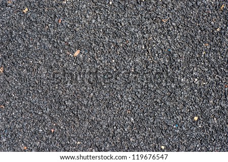 Black playground soft rubber surface