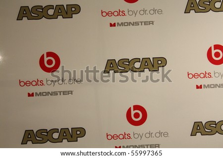 BEVERLY HILLS - JUNE 25: The backdrop at ASCAP\'s 23rd annual Rhythm & Soul Music Awards in the Beverly Hilton Hotel June 25, 2010 Beverly Hills, CA
