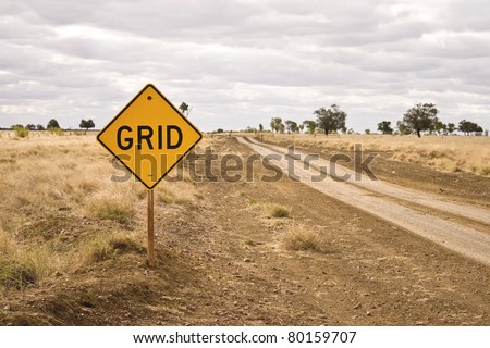 Grid Road Sign