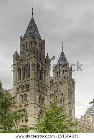 The Natural History Museum in London, UK