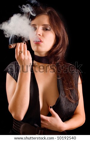 Woman Cigar