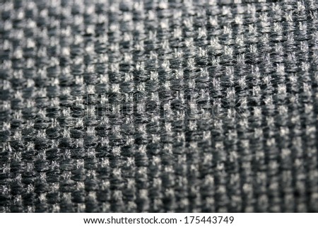 crosswise woven black fabric (synthetic fiber)