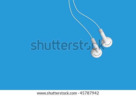 Earbuds headphones listen to mp3 music