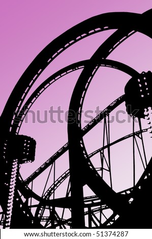 Funfair Rollercoaster