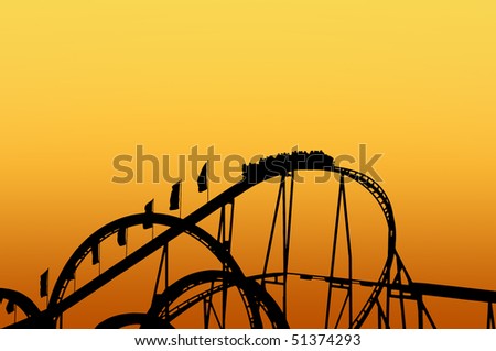 Funfair Rollercoaster