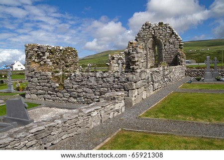 Abbey ruins in Ireland