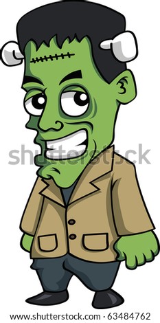 Cute Frankenstein Clipart