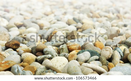 abstract background with round peeble stones.