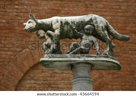 of romulus and remus being
