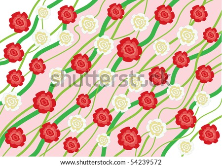 red and white roses background. Desktop Wallpaper Roses.