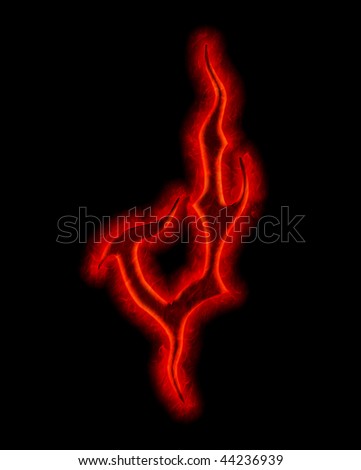 unique places for tattoos sacred heart tattoos stock photo : devil fire font - letter J