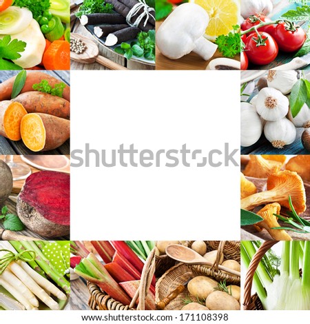 Fresh vegetables - frame