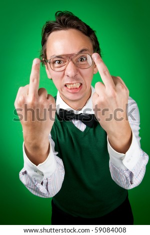 stock-photo-angry-nerd-guy-is-showing-a-